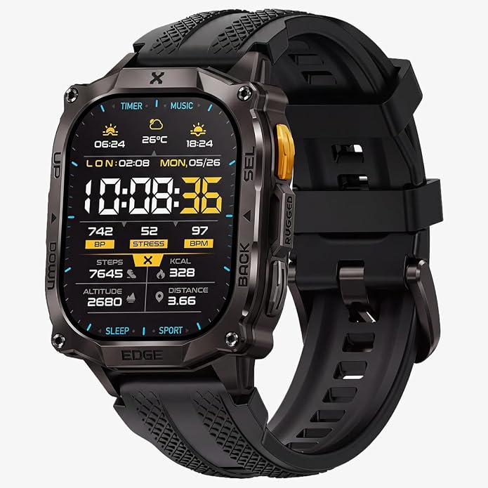 CARBINOX Band Durable 22mm Compatible Smartwatches Adjustable, Secure Fit