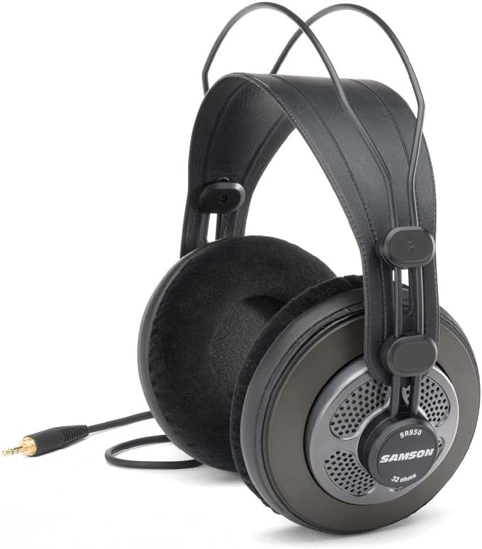 SAMSON SR850G Professional Studio Reference Open Ear Headphones | Graphite Edition