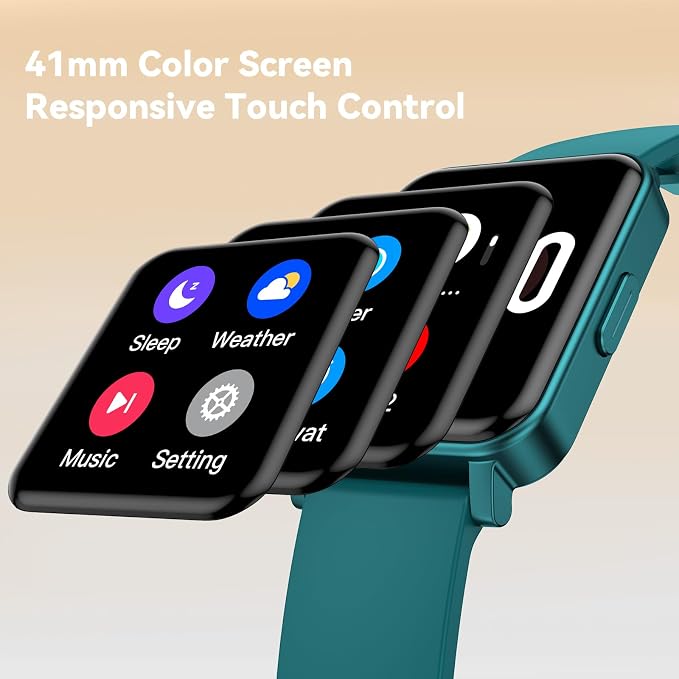 DAVIKO Smart Watch Senior Friendly No App/Phone Required, Waterproof Fitness Tracker Watch with Step Counter Calories/Sleep Tracker for Walking Running for Men Women