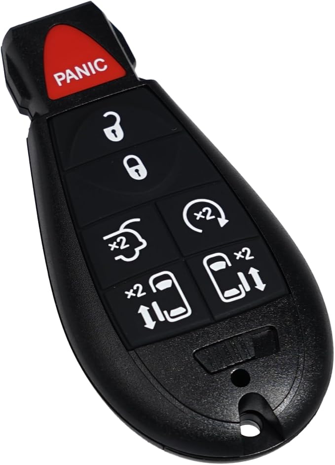 MechanMagic DIY Key Fob Replacement OBD Kit Fits for Chrysler Town and Country 2008-2016 Dodge Caravan 2008-2019 Volkswagen Routan 2009-2012 IYZ-C01C with Interchangeable 3,4,5&6 Button Keypads