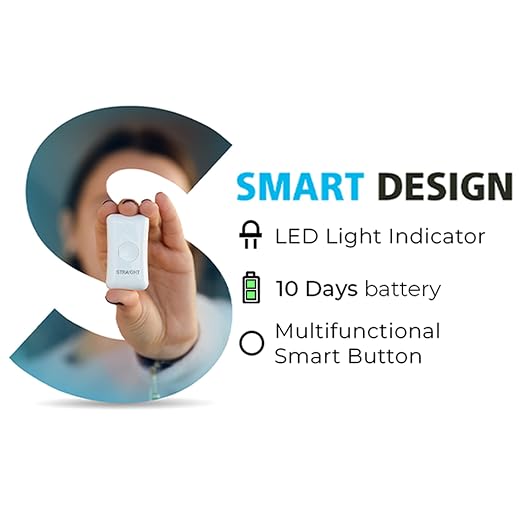 Kodgem Straight Posture Corrector Trainer for Women & Men - Updated Intelligent Posture Trainer - Upper Back Brace Smart Straightener Office Work Support - Shoulder & Back Posture Corrector Device