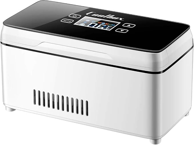 Nother Insulin Cooler Case USB Mini Medicine Refrigerator Portable Insulin Cooler Box Car Small Cold Boxes, battery&bag, Mini Drug Constant Temperature Refrigerator(mini size)