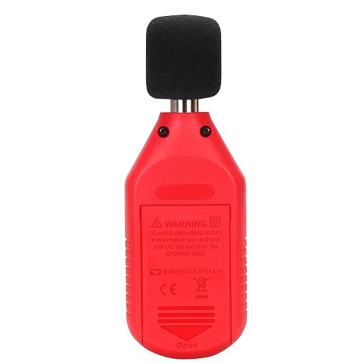 UNI-T UT353 Digital Sound Level Meter,30dB-130dB Noise Meter with A-Weighting,Backlit LCD,Data Hold,Max/Min Recording,for Industrial HVAC Maintenance,Home Theater Calibration,Environmental Monitoring