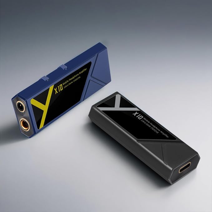 Surfans X10 Portable DAC Headphone Amplifier, USB-C DAC Dongle with 3.5mm & 4.4mm Balanced Outputs, Up to 522mW, ES9028Q2M Hi-Res Audio Adapter for IEMs/Headphones, iPhone/Android,PC/Mac