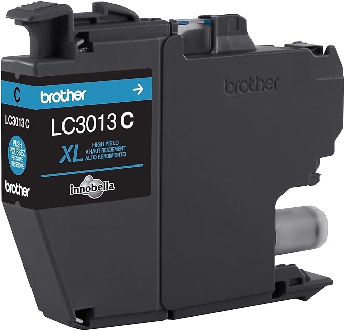Brother Printer LC3013C Single Pack High Cartridge Yield Up to 400 Pages LC3013 Ink Cyan