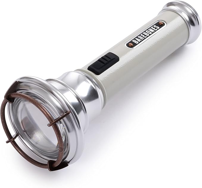 Barebones Vintage Flashlight - Vintage White