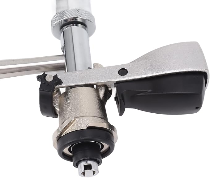 4in Stainless Steel Draft Beer Pump - Leakproof Portable Hand Pump for Homebrew Kegs Party Wedding Camping Picnic Outdoor Use