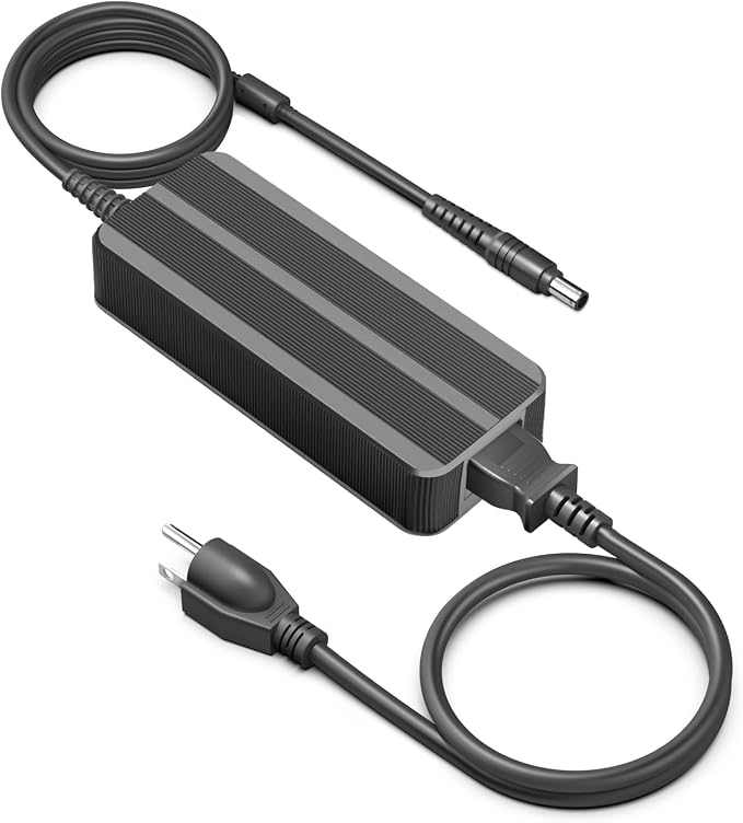 HKY 20V GaN-Base Ultra Compact AC/DC Adapter Compatible with Samsung Odyssey G8 34'' OLED Curved Ultrawide Gaming Monitor (LS34BG850SNXZA) Odyssey 49" G8 G9 G93SC G95SC Power Supply Cord