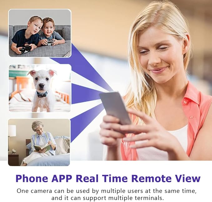 Spy Camera 1080P Indoor Hidden Camera Wireless, Mini Cameras, Home Security Cameras with Motion Detection, Night Vision, App Control Door SpyCam X7