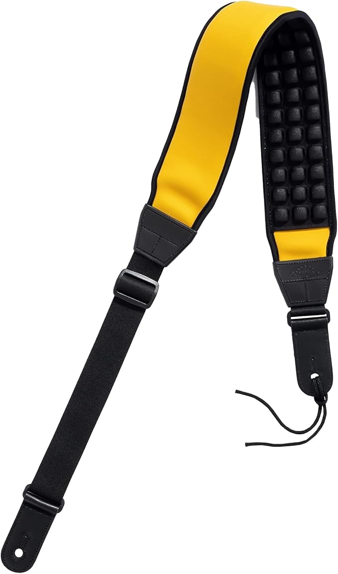 KLIQ AirCell Guitar Strap for Bass & Electric Guitar with 3" Wide Neoprene Pad and Adjustable Length