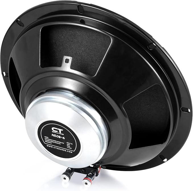 CT Sounds NEO8-4 8” Neo Pro Audio Midrange Loudspeaker, 275 Watts RMS, Each