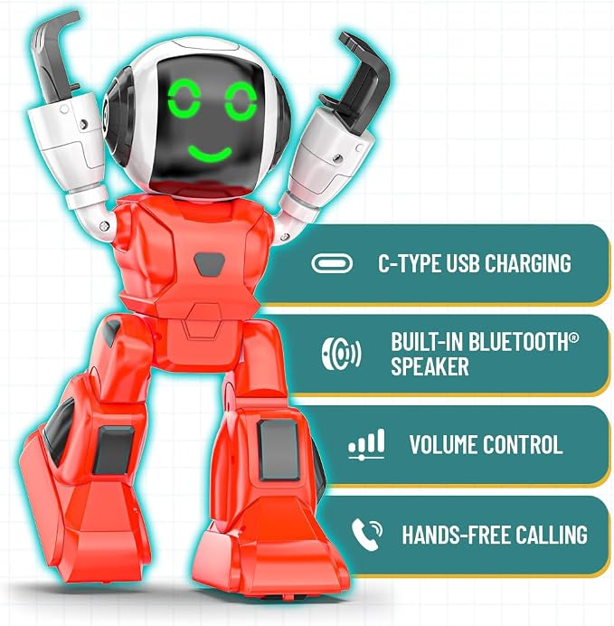 Mirana Air Football Smart Toy for Kids | 3-Mode USB Type-C Rechargeable Hover Ball | Indoor Electric Hoverball with LED Lights | Birthday Gift for Boys & Girls 2+ Years
