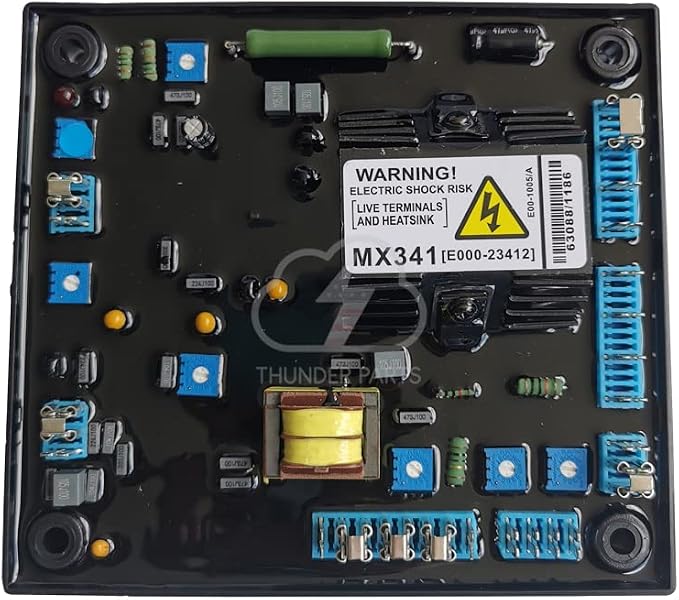 Thunder Parts MX341 AVR | Generic Replacement for Cummins MX341 Automatic Voltage Regulator | 2 Year Warranty