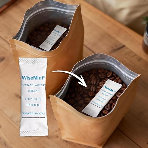 Wisesorb 1800pcs 10g Premium Silica Gel Desiccant Packs, Humidity Packets Food Safe Moisture Absorbering Desiccants, Moisture Absorbers for Storage, Dessicants Packets Dehumidifiers, WiseMini