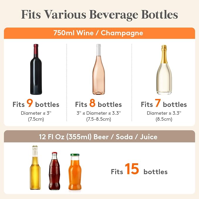 Lifewit 13L Ice Bucket for Parties, Large Plastic Drink Cooler for Champagne Wine, Beer, Clear Beverage Tub for Mimosa & Cocktail Bar, Portable Chiller for Party Hosting & Serving