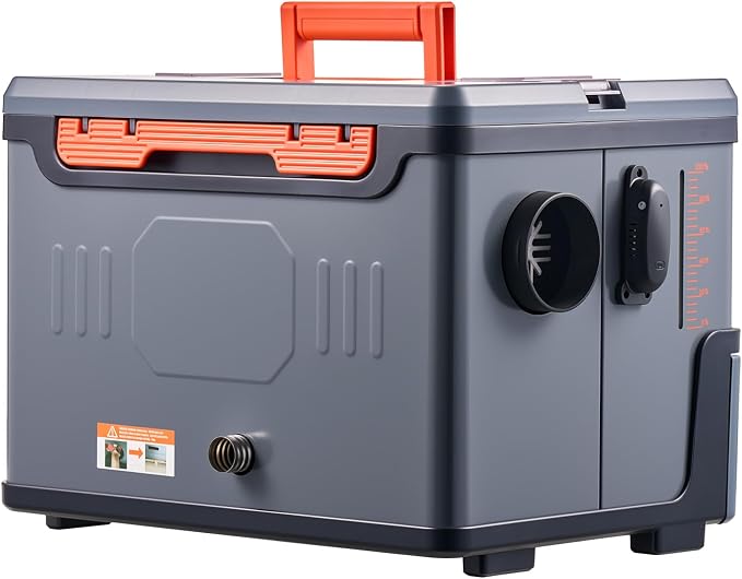 VEVOR Diesel Heater 8KW, DC 12V/24V, All in One Portable Diesel Heater with Bluetooth APP Control, Remote Control and LCD Screen, 1.3 Gal Fuel Tank for Trucks, Vans, RVs, Campers, and Garages
