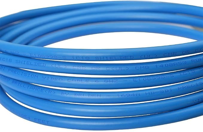 Superbat SDI Cable BNC Cable 3G/6G/12G HD-SDI Cable (Belden 1694A，3ft Supports HD-SDI/3G-SDI/4K/8K Camera SDI Video Cable Precision Video Cable (2Pcs)