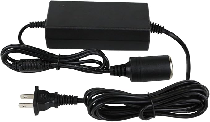 12V Power Supply Adapter for Igloo Iceless Thermoelectric Coolers Compatible with Kool Mate & Cool Chill Models, DC12V Replacement Cord for Car Coolers
