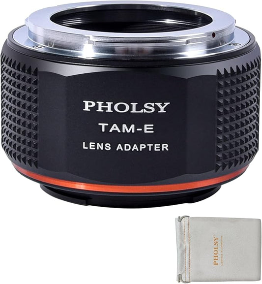 PHOLSY Lens Adapter Compatible with Tamron Adaptall-2 Lens to E Mount Camera Body Compatible with Sony a1 a9ii a7S iii, a7R v/iv/iii, a7R a7C a7 a6600 a6500 a6400 a6300 a6000 QX1 ZV-E10 NEX etc.