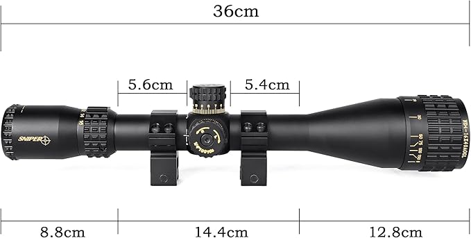Rifle Scope 6-24x50 / 4-16x50 Red/Green/Blue llluminate Reticle AO Hunting Scope
