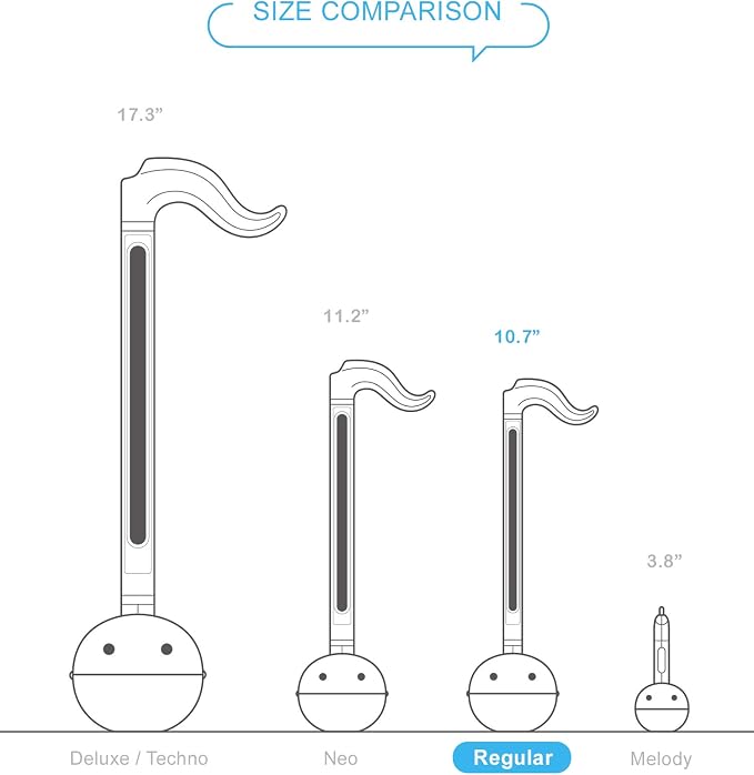 Otamatone Japanese Electronic Musical Instrument Portable Music Synthesizer from Japan by Maywa Denki Educational Fun Gift for Children, Teens & Adults - Black White Unicorn Set