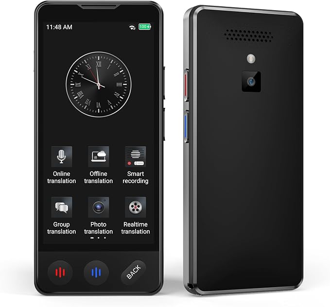 Language Translator Device No WiFi Needed, 2026 Upgraded AI Translator, Support 150 Languages Voice Instant Two-Way Translation, Offline/Photo Translator for Business Travel