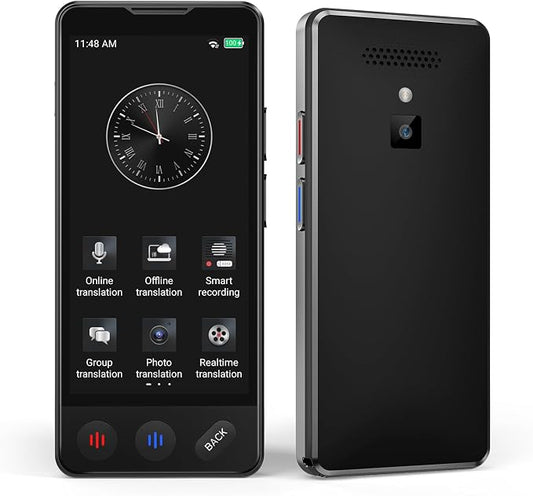 Language Translator Device No WiFi Needed, 2026 Upgraded AI Translator, Support 150 Languages Voice Instant Two-Way Translation, Offline/Photo Translator for Business Travel