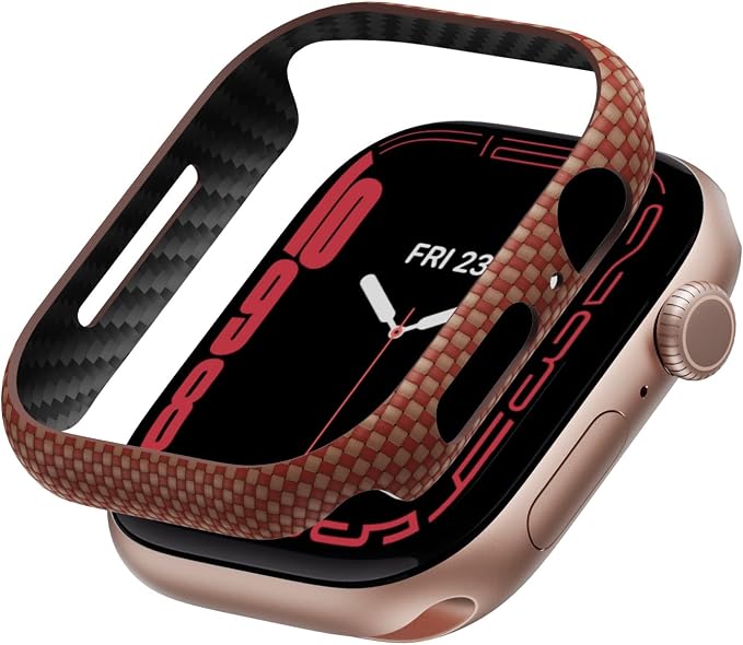 PITAKA Apple Watch Series 11/10 Case, Exquisite Minimalist Slim Apple Watch Series 11/10 46mm Case, Aramid Fiber Woven, Sunset