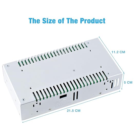 Hosyond AC 110V/220V to DC 12V 30A 360W Regulated Universal Switching Power Supply Transformer Adapter LED Driver for LED Strip, CCTV Camera System