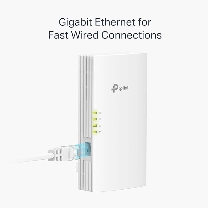 TP-Link Powerline Wi-Fi 6 Extender TL-WPA7817 KIT - Includes AV1000 Powerline Ethernet Network Adapter & AX1500 Dual-Band Wi-Fi Extender, Gigabit Port, EasyMesh,Plug, Pair, & Play, Free Expert Support