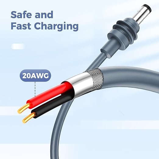 Starlink Mini Power Cable, Starlink Replacement Power Cable 32.8FT/10M for Starlink Mini DC Power, Waterproof Outdoor DC to DC Charging Cord Gray