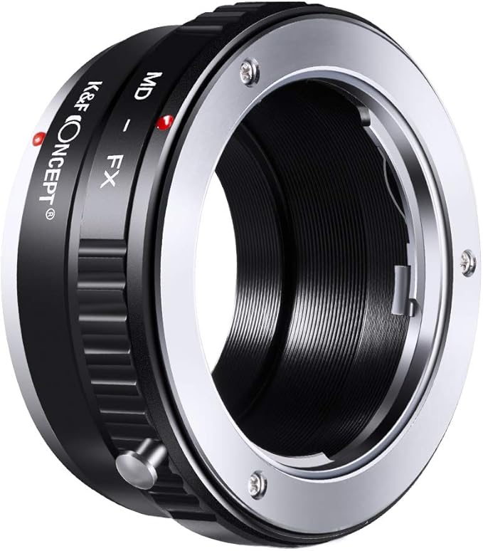 K&F Concept MD Minolta MD MC Rokkor Lens to Fujifilm FX Mount Camera Adapter,MD to FX Lens Adapter for Fuji X-Pro1 X-Pro2 X-E1 X-E2 X-M1 X-A1 X-A2 X-A3 X-A10