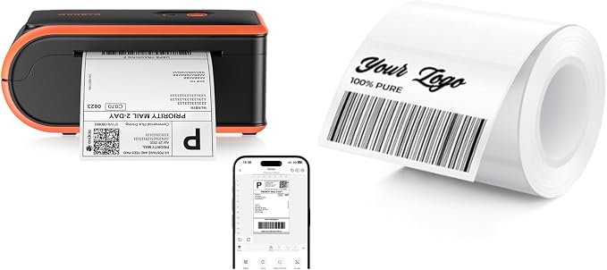 MC240 Bluetooth Thermal Label Printer+M110/M220/M221/M120 Thermal Label