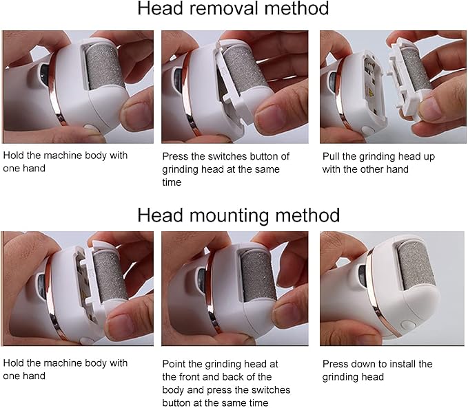 Callus File Electric Pedicure Tool Callus Remover Foot File Digital Display Pedicure Tool