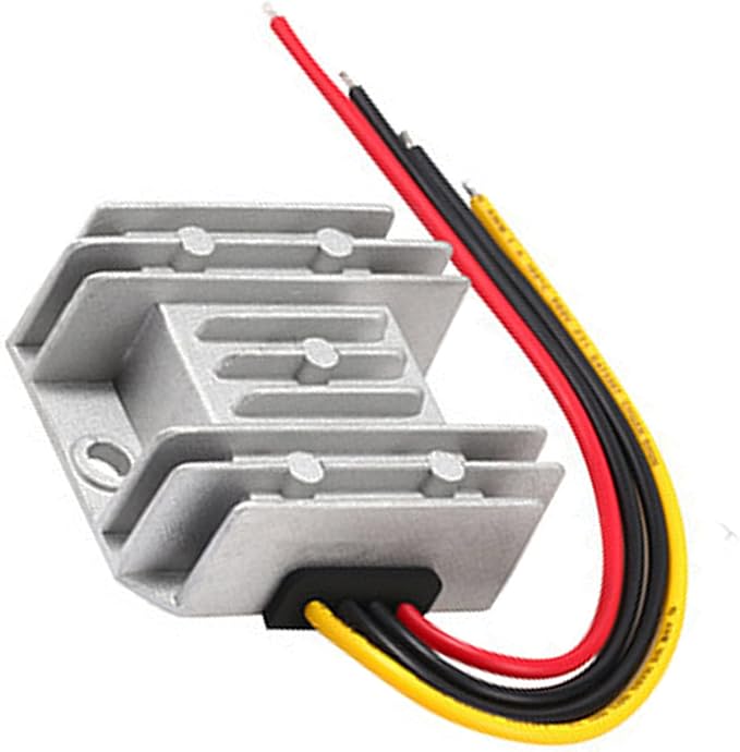 DC 8V-40V to 12V 3A 36W, Boost Converter Voltage Regulator, Step Down Step Up Power Adapter Voltage Booster, Reducer Waterproof Module Transformer for Golf Cart Club Car Truck Vehicle