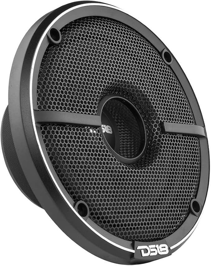 DS18 ZXI-62C 6.5" 2- Way Car Audio Component Speaker System with Kevlar Cone - Set of Woofer, Crossover & Tweeter