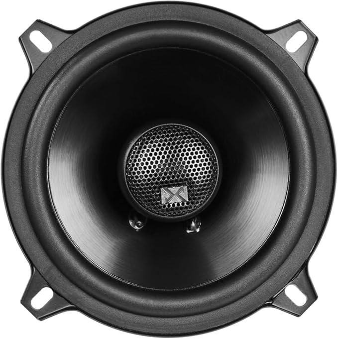 NVX NSP525 5.25" Car Speakers, 480W Max, 160W RMS, 2-Way Coaxial w/Silk Dome Tweeters & Built-in X-Overs, Easy to Install in Cars/Trucks/Doors (Pair)