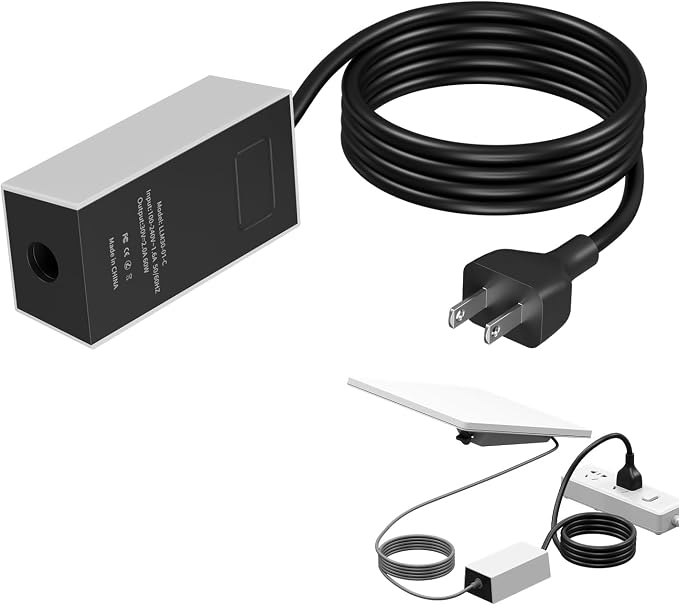 Starlink Mini Power Supply with 1.8M AC Cord – 30V 2A 60W Upgraded Replacement AC Charger, Fast Charging Power Adapter Compatible with Starlink Mini DC to DC Cable for Home, RV, Camping & Outdoor Use