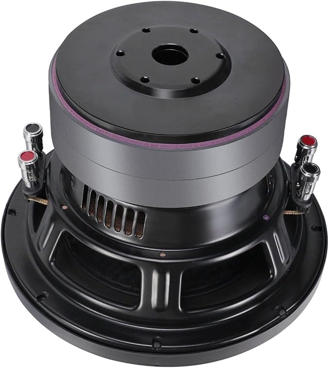 Seventour 8 inch 700 Watt Max Power Car Audio Dual 4 Ohm Car Subwoofer Sub (8" - Dual 4 Ohm)