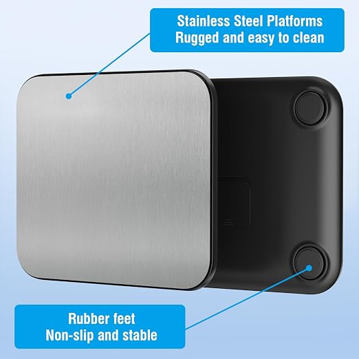 GRAM PRES Shipping Scale, 440 lbs/10g Highly Accurate Postal Scale with Hold/Tare/Pcs, Digital Postage Scale with LCD Display for Packages/Luggage/Post Office/Dog, Battery & USB Cable Included