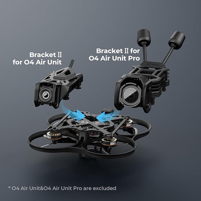 BETAFPV Pavo Pico II Brushless Whoop Drone, Ultra-Light 2S Cinewhoop with HD VTX Bracket II, F4 2S 20A AIO FC, 1102 14000KV Motor, Compatible with O4/O4 Pro VTX for Cruising Indoors Outdoors PNP ELRS