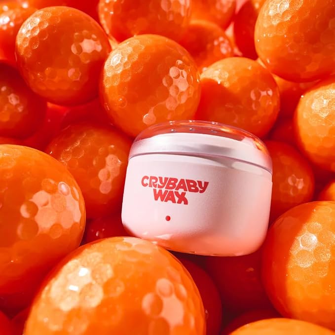 Crybaby Wax The Mini Meltdown Machine USB-C Mini Wax Warmer, Portable Hard Wax Heater for Brows & Upper Lip, Compact Travel Wax Warmer with Silicone Pot
