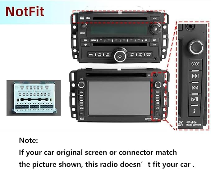 (8-core+64G) Android 15 Car Radio for Chevrolet Chevy Silverado GMC Sierra Yukon, 10" QLED Touch Screen Car Stereo Build-in GPS Wireless CarPlay Android Auto, Backup Camera/DSP/SWC