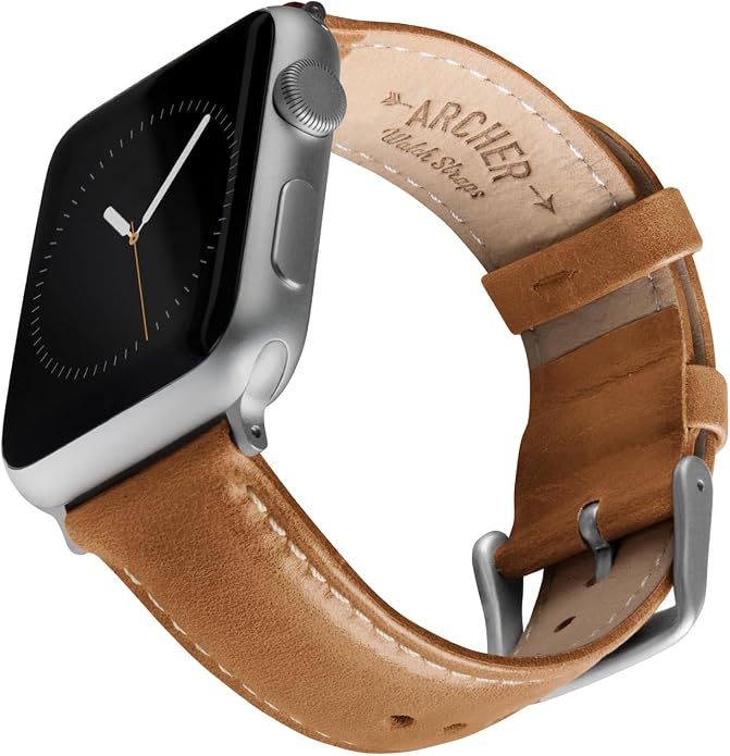 Archer Watch Straps - Top Grain Leather Watch Bands for Apple Watch