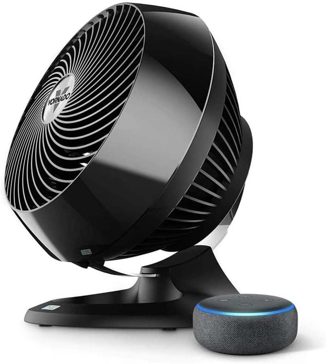 Vornado 660 AE Large Whole Room Works with Alexa Air Circulator Fan with 4 Speeds, Black, A Certified for Humans Device