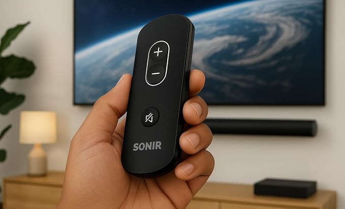 SONIR® Remote Control for Sonos Soundbars | Durable Aluminum Shell, Sleek Design, Easy Setup | Compatible with Sonos Arc Ultra, Arc SL, Beam (Gen 1 & 2), Ray, Amp (Gen 2), Playbase, and Playbar