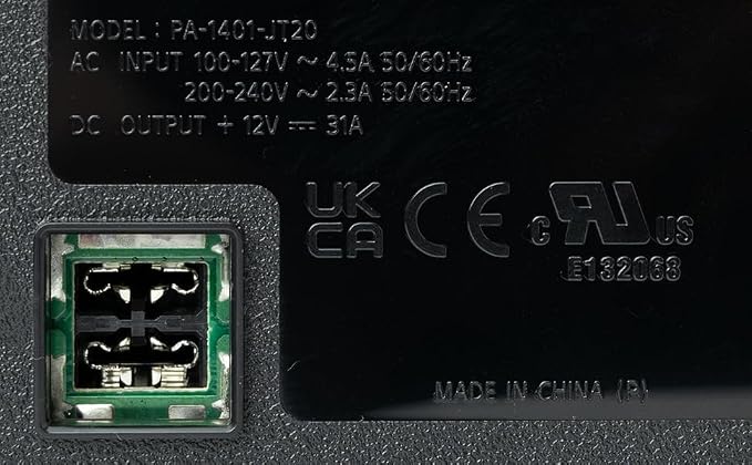 for PS5 Power Supply ADP-400DR / ADP-400ER /PA-1401-JT20 Internal Power Source Replacement with AC Adapter Console Power Adapter with Power Cord