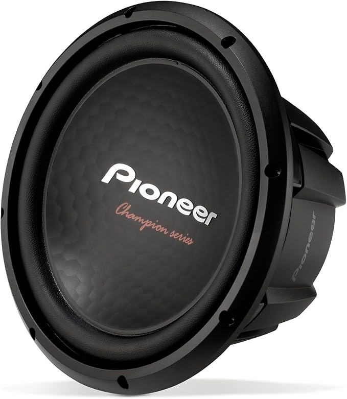 PIONEER TS-A301D4 - Powerful 12-inch Subwoofer, 1600 Watts Peak Power, Dual 4 Ohm Voice Coil for Powerful Bass