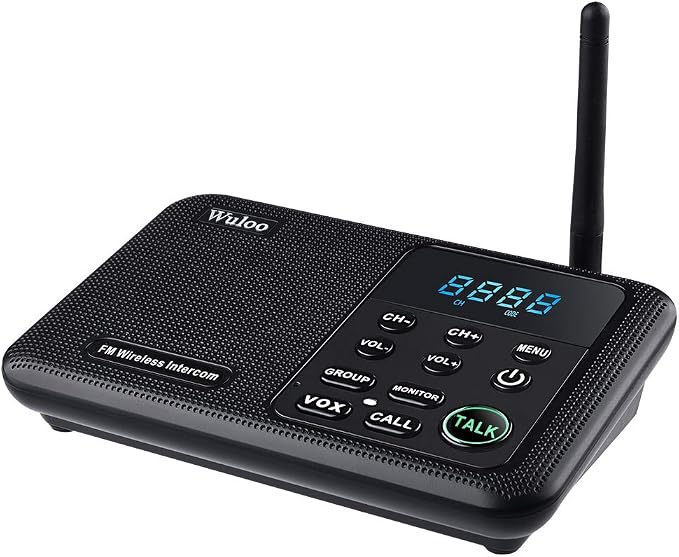 Expandable for Wuloo Intercoms Wireless for Home WL888, 1 Mile Range 22 Channel 100 Digital Code (Only 1 Unit for Expandable The Original intercom System, CAN NOT Work Without Other Units)