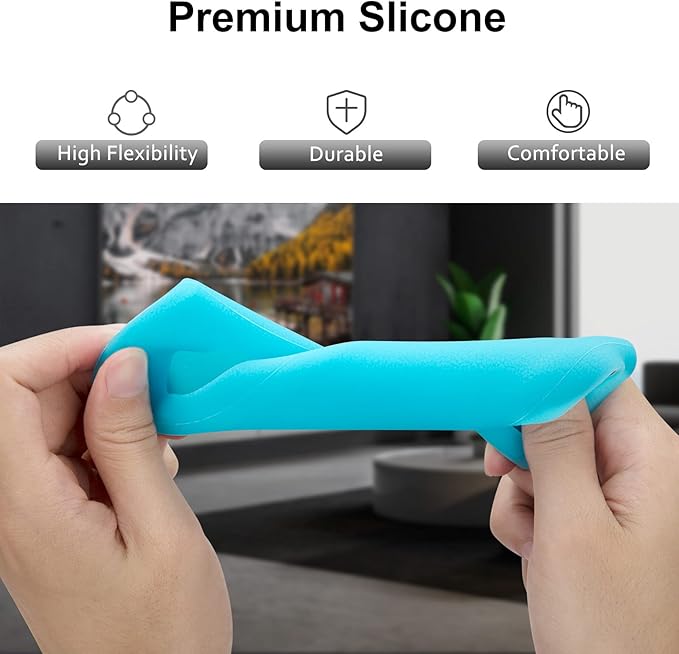 Silicone Protective Case for LG-TV-Remote Glow in The Dark, Remote Cover for LG Smart TV AKB75095307 AKB75375604 AKB74915305(Luminous Green + Blue)【2 Pack】